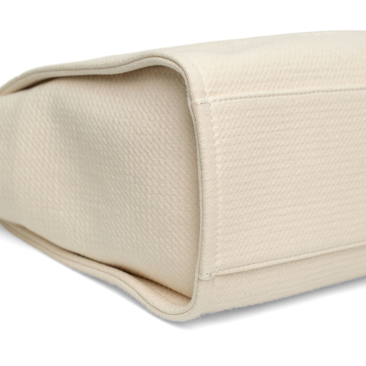 Chanel Small Deauville Canvas Shopping Tote