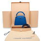 Louis Vuitton Blue Ostrich Top Handle Bag