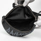 Balenciaga Souvenir Graffiti Black Leather Belt Bag