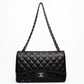 Chanel Classic Flap Jumbo Black Caviar Leather Shoulder Bag
