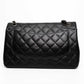 Chanel Classic Flap Jumbo Black Caviar Leather Shoulder Bag