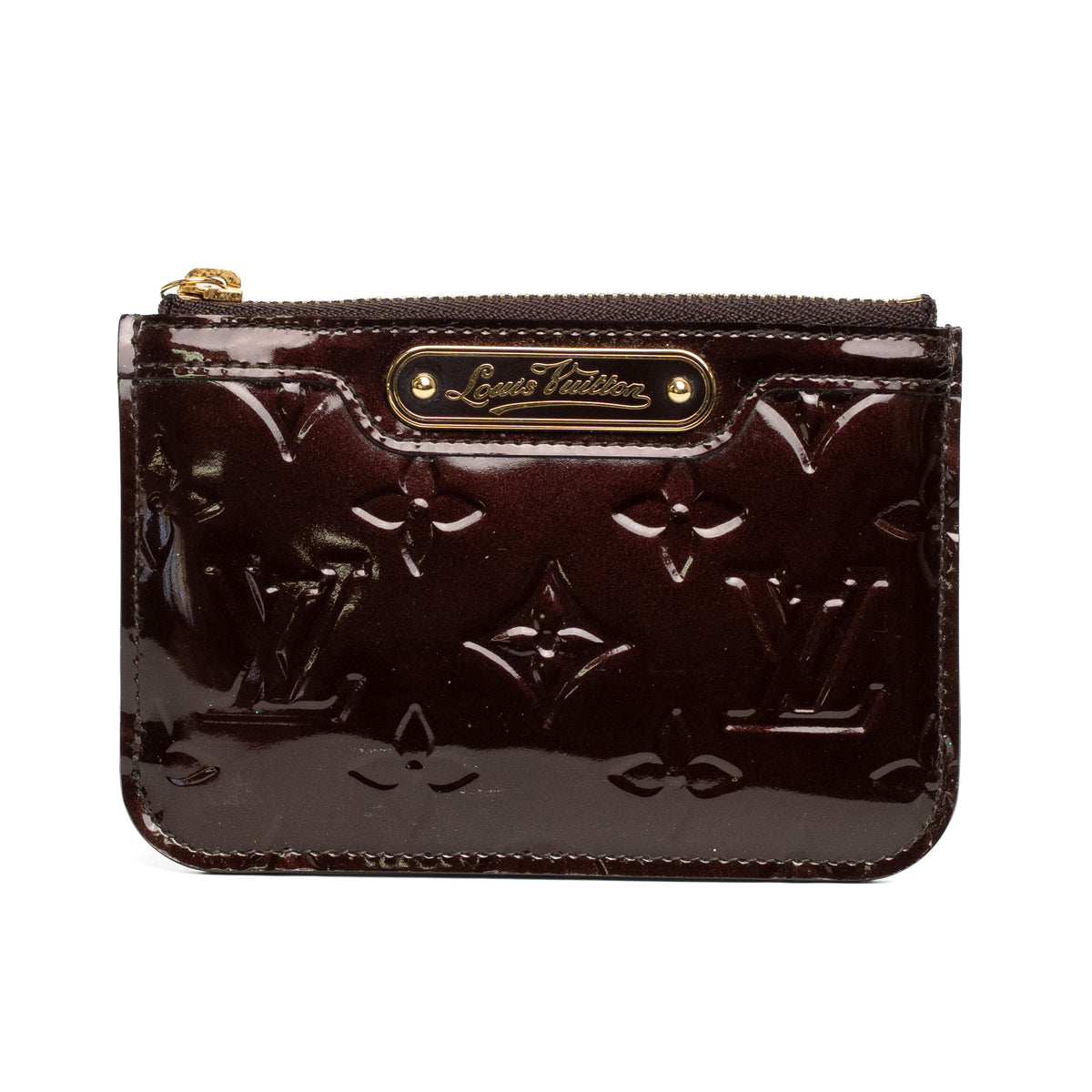 Louis Vuitton Monogram Vernis Amarante Key Pouch