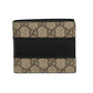 Gucci GG Supreme Black Leather Bifold Wallet