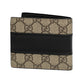 Gucci GG Supreme Black Leather Bifold Wallet