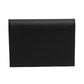 Prada Black Saffiano Leather Lips Passport Holder