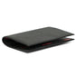 Prada Black Saffiano Leather Lips Passport Holder