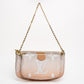 Louis Vuitton Multi Pochette Accessoires Peach Monogram Canvas Bag