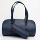 Louis Vuitton Epi Soufflot Myrtille Blue Epi Leather Handbag