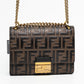 Fendi Kan U Brown Calfskin Crossbody Bag
