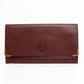 Cartier Must de Cartier Burgundy Leather Clutch