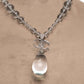 Chanel CC Resin Beaded Pendant Necklace