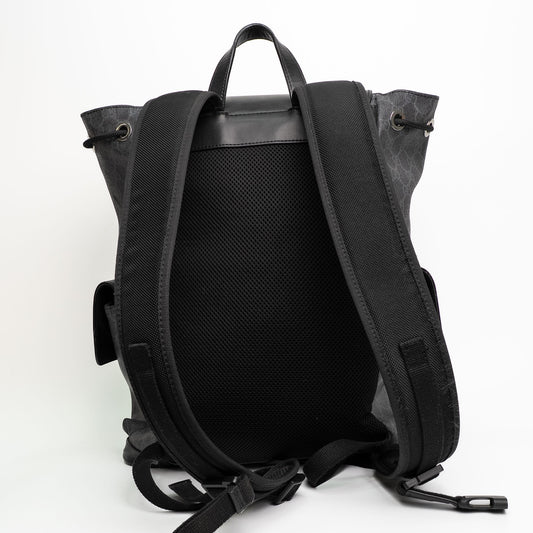 Gucci GG Supreme Web Drawstring Backpack