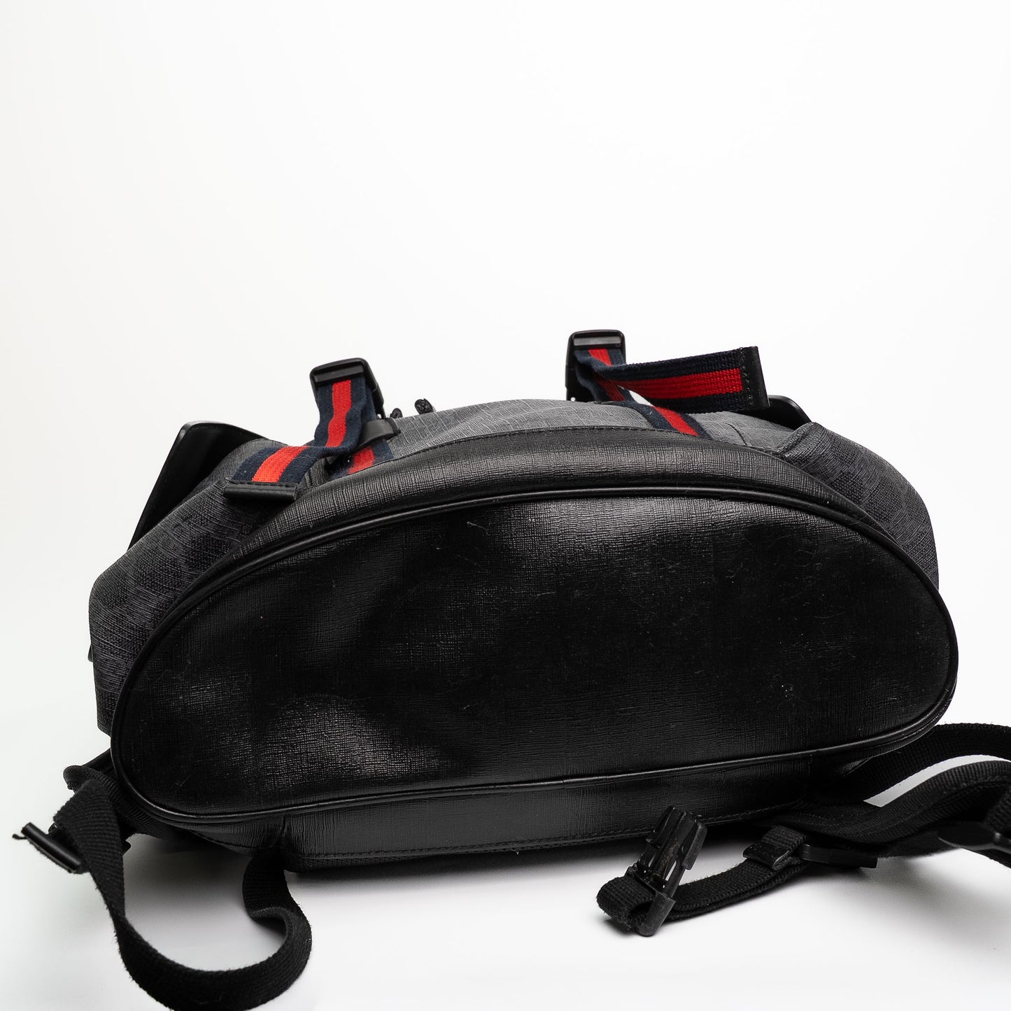 Gucci GG Supreme Web Drawstring Backpack