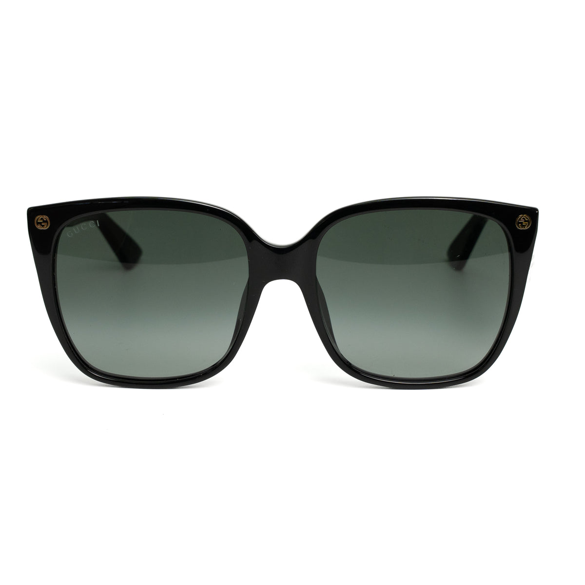 Gucci GG0022S Black Cat-Eye Sunglasses