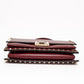 Valentino Rockstud Burgundy Leather Shoulder Bag