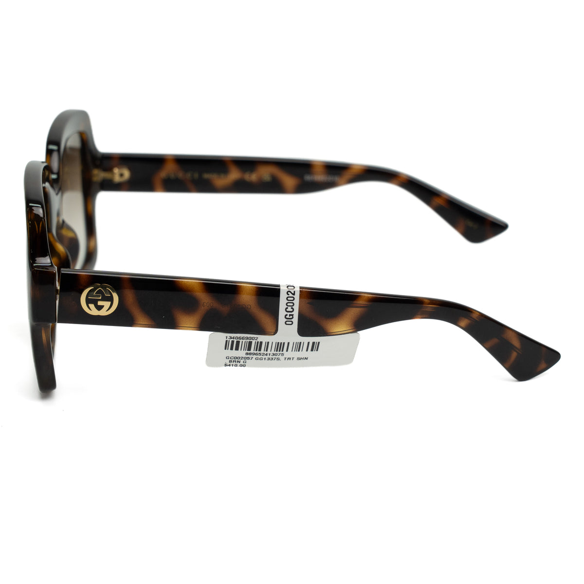 Gucci GG1337S Tortoise Rectangle Sunglasses