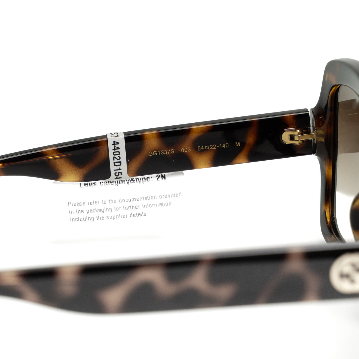 Gucci GG1337S Tortoise Rectangle Sunglasses