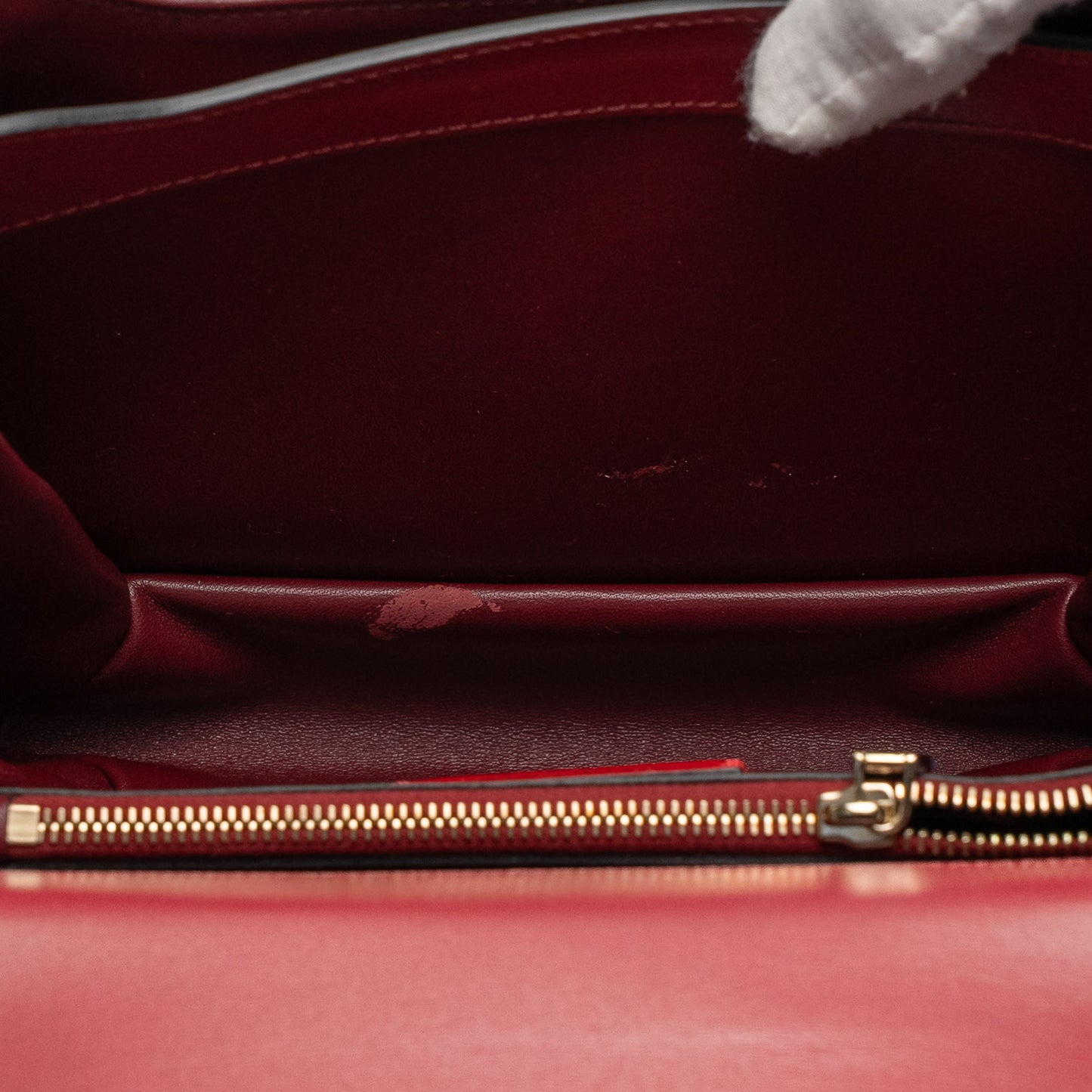 Valentino Rockstud Burgundy Leather Shoulder Bag