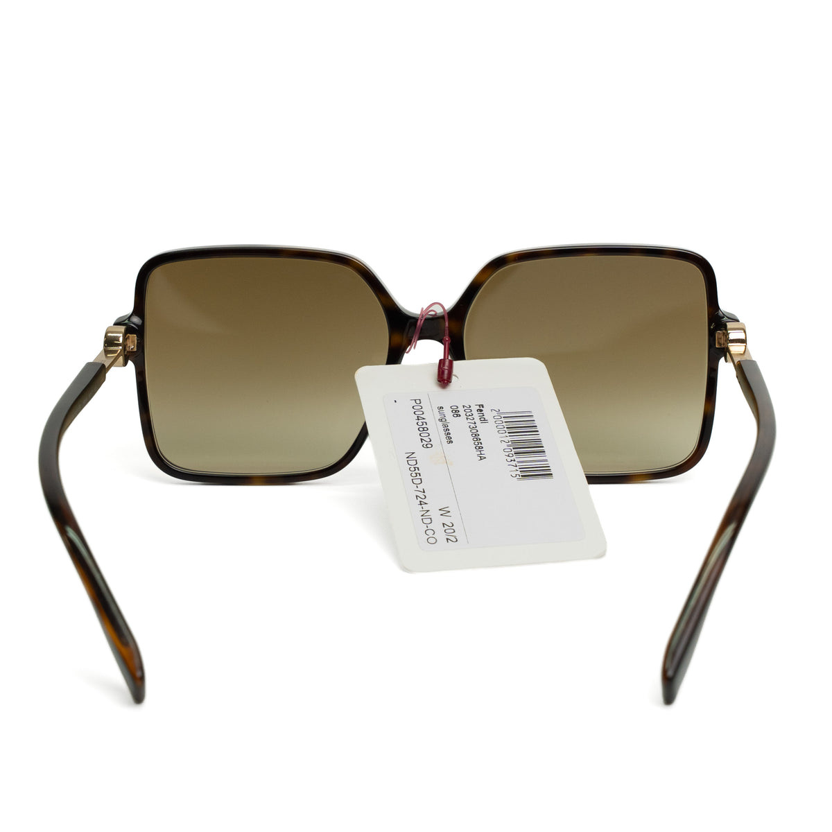 Fendi FF0411/S Tortoise Square Sunglasses