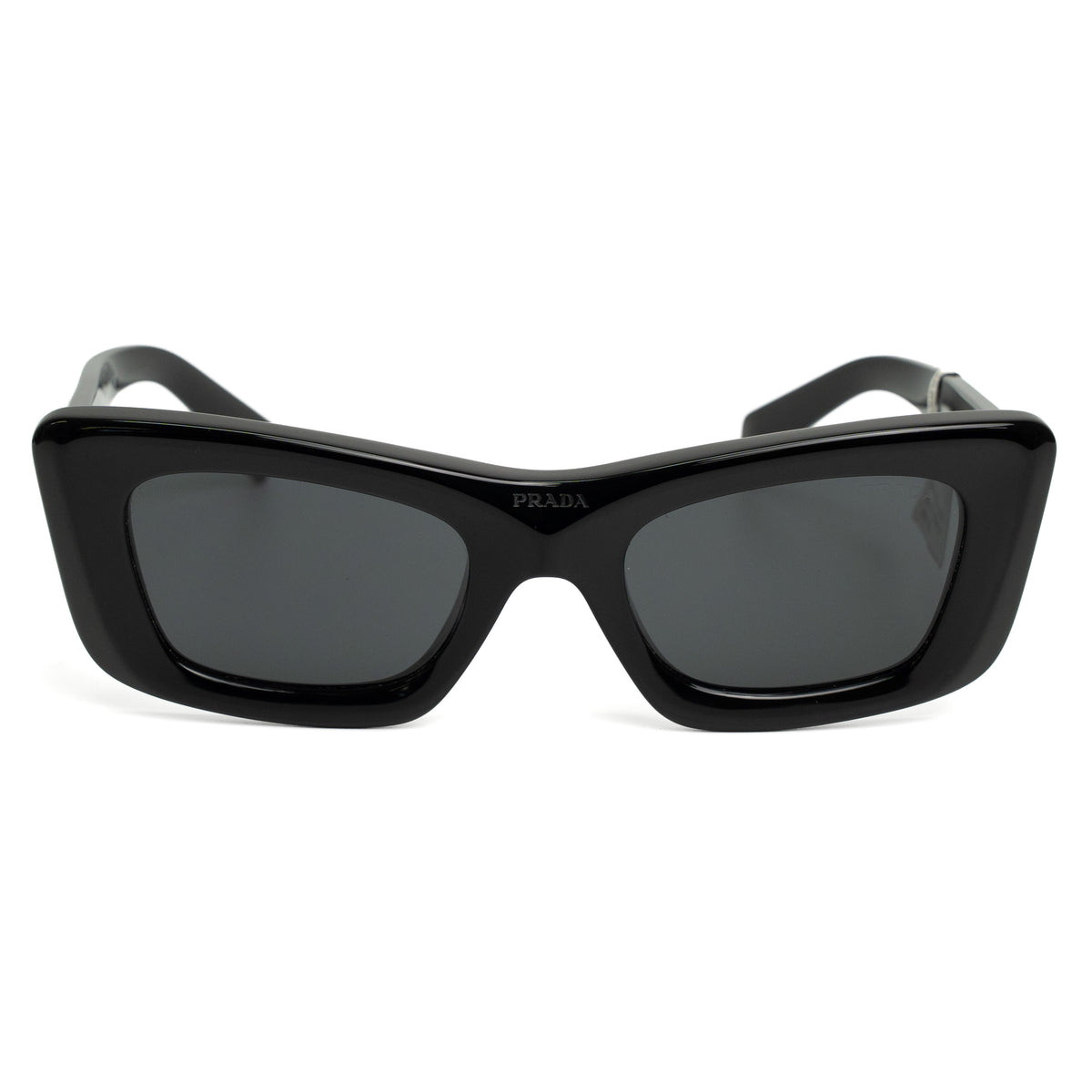 Prada PR 13ZS Black Cat-Eye Sunglasses