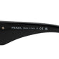 Prada PR 13ZS Black Cat-Eye Sunglasses