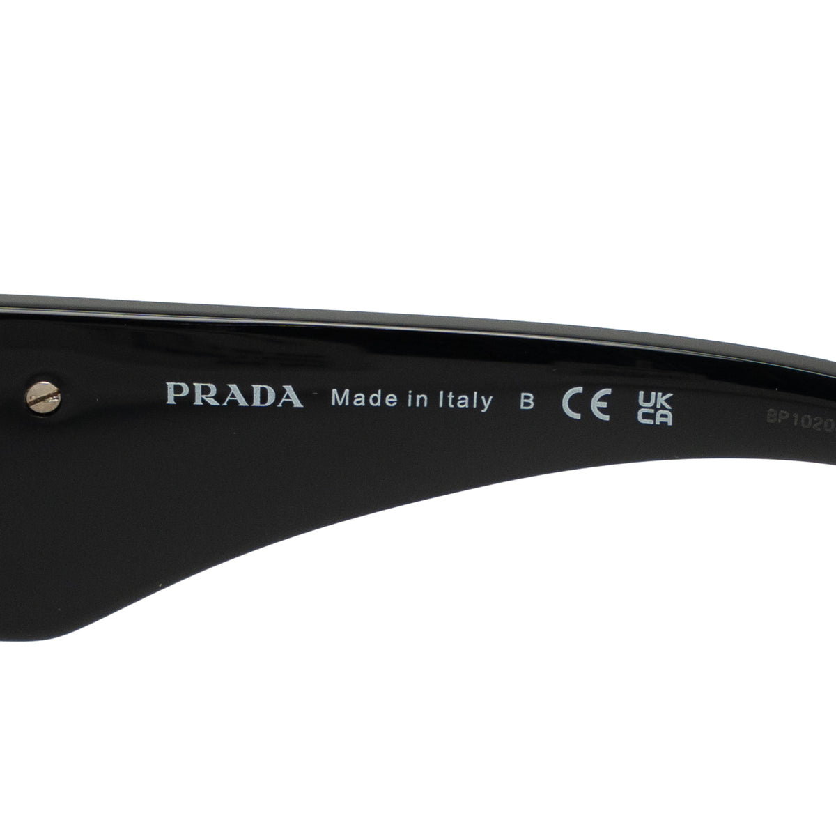 Prada PR 13ZS Black Cat-Eye Sunglasses
