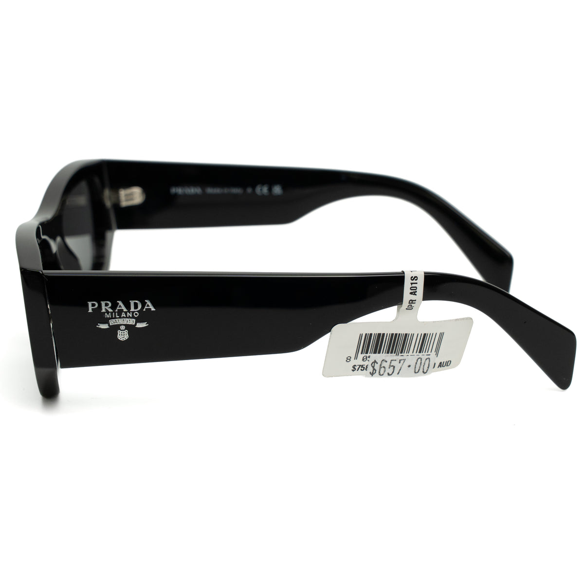 Prada PR A01S Black Pillow Sunglasses