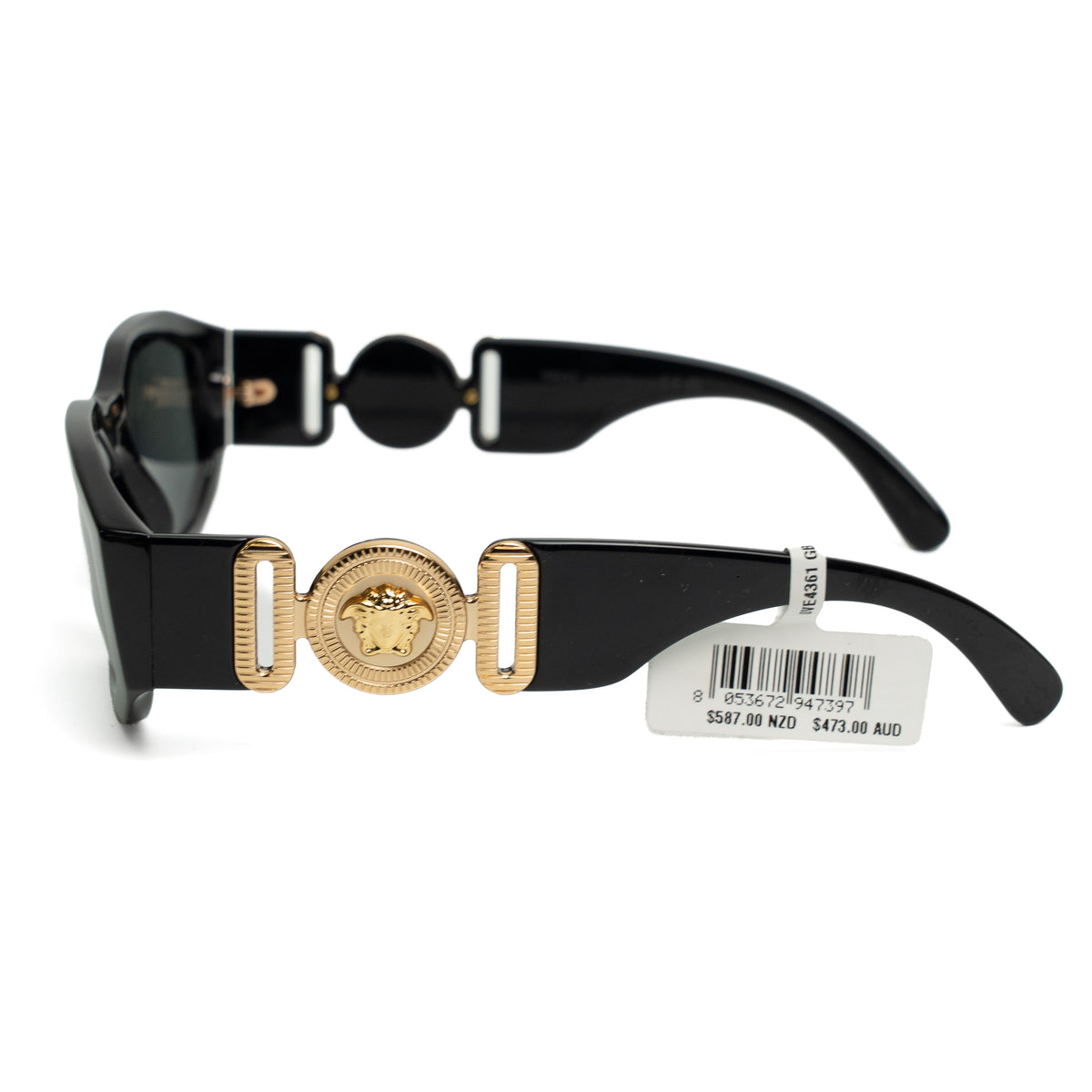 Versace VE4361 Black Medusa Sunglasses