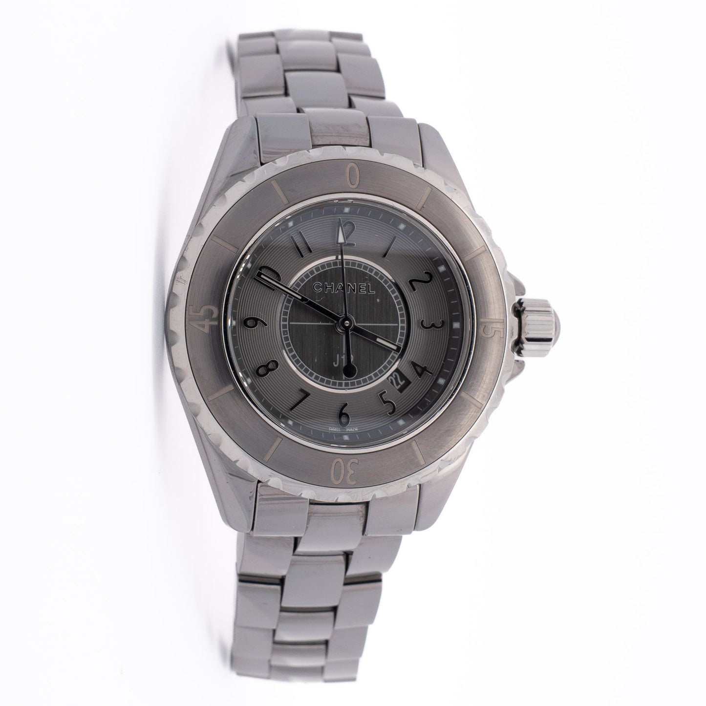 Chanel J12 Ceramic Grey Dial Watch