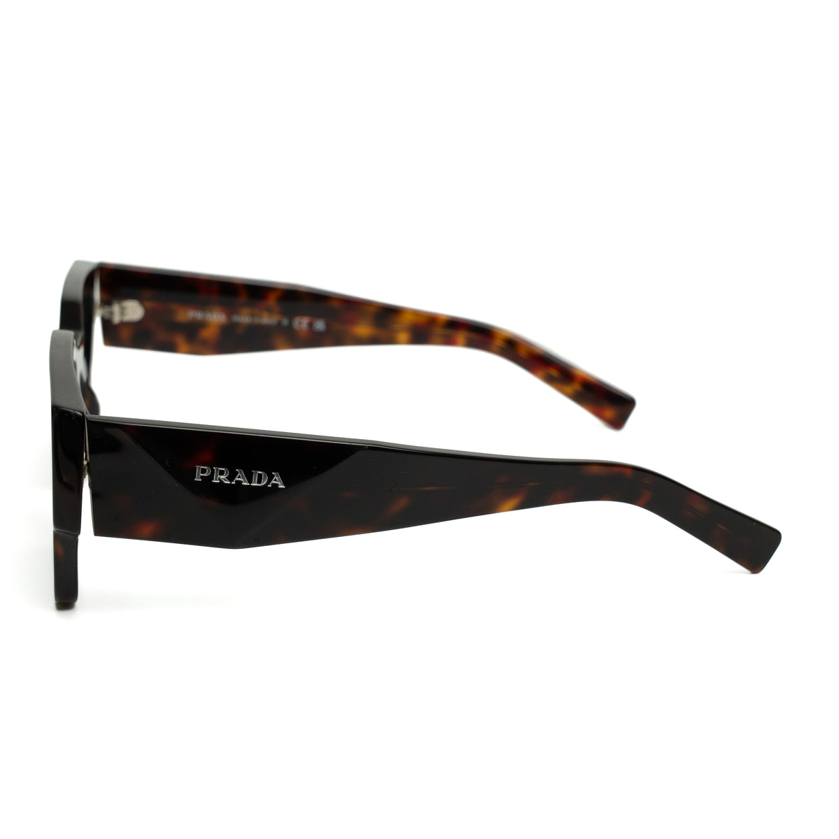 Prada SPR B17 Tortoise Rectangle Sunglasses