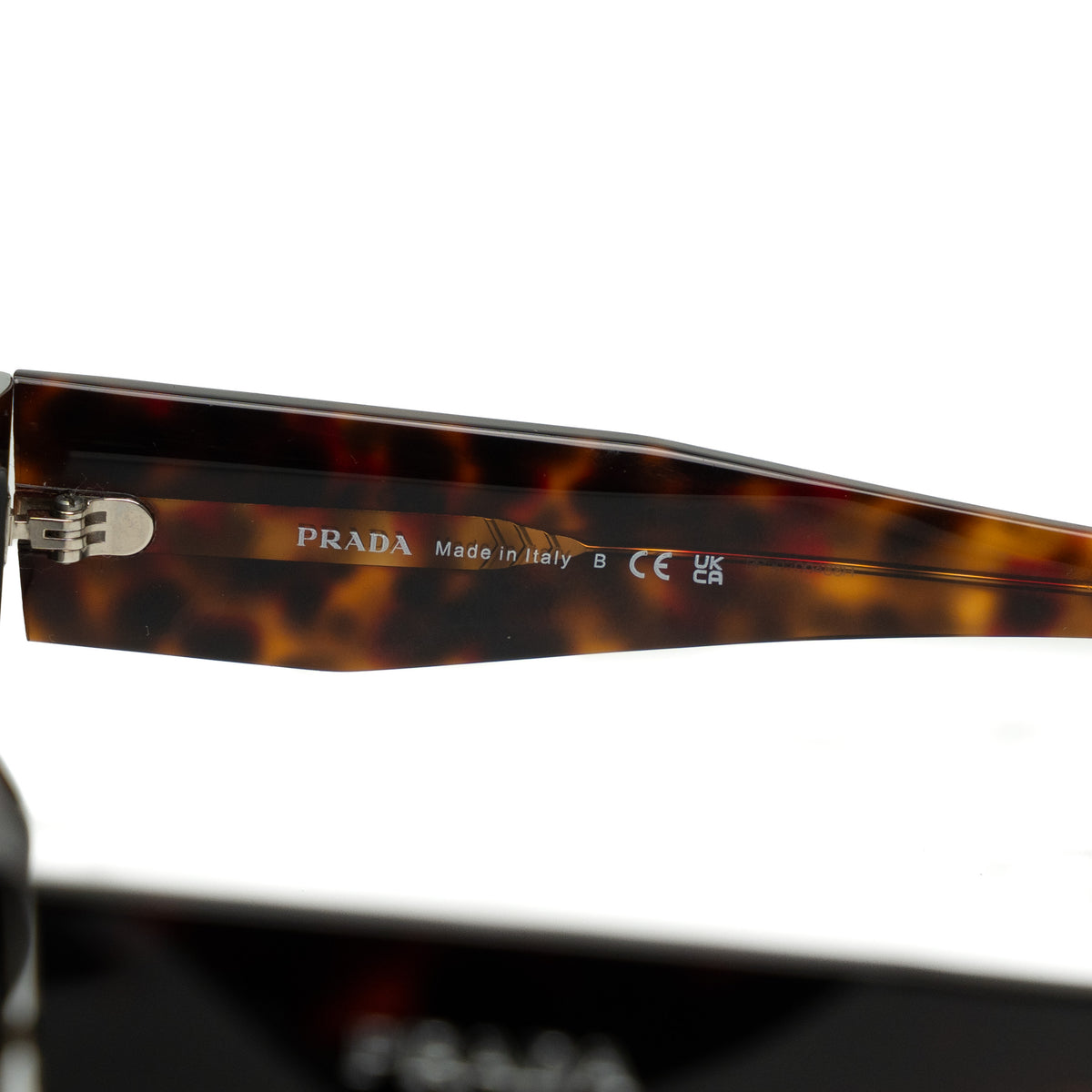 Prada SPR B17 Tortoise Rectangle Sunglasses