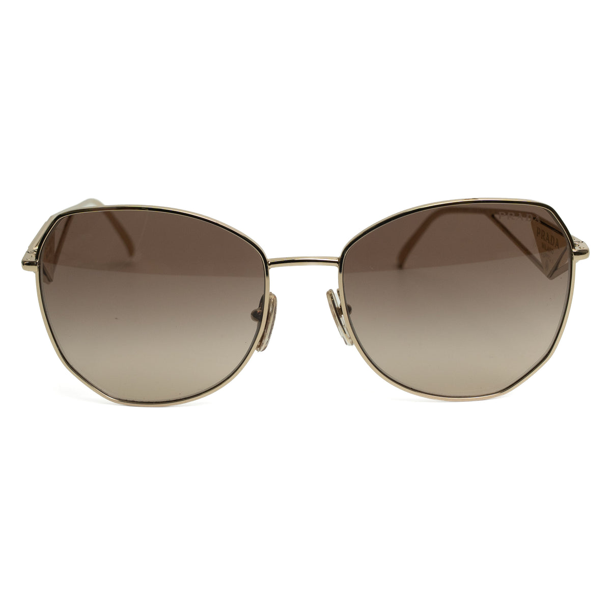 Prada SPR 57Y Pale Gold Sunglasses