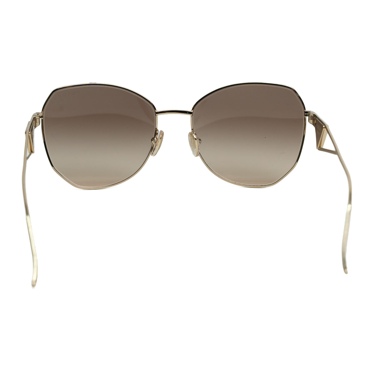 Prada SPR 57Y Pale Gold Sunglasses