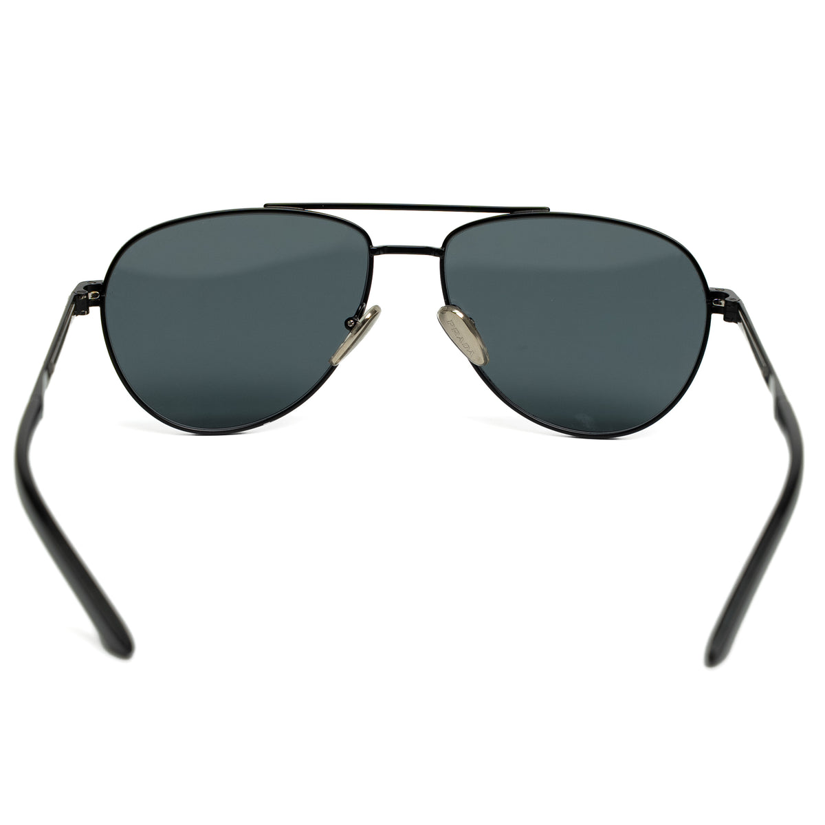 Prada SPR A54 Black Pilot Sunglasses