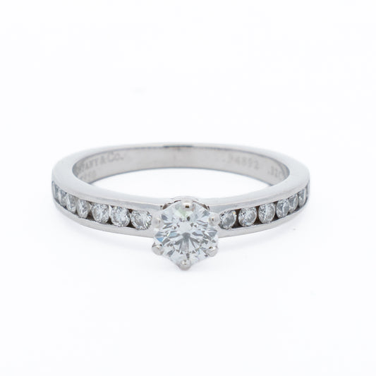 Tiffany & Co. Platinum Diamond Ring