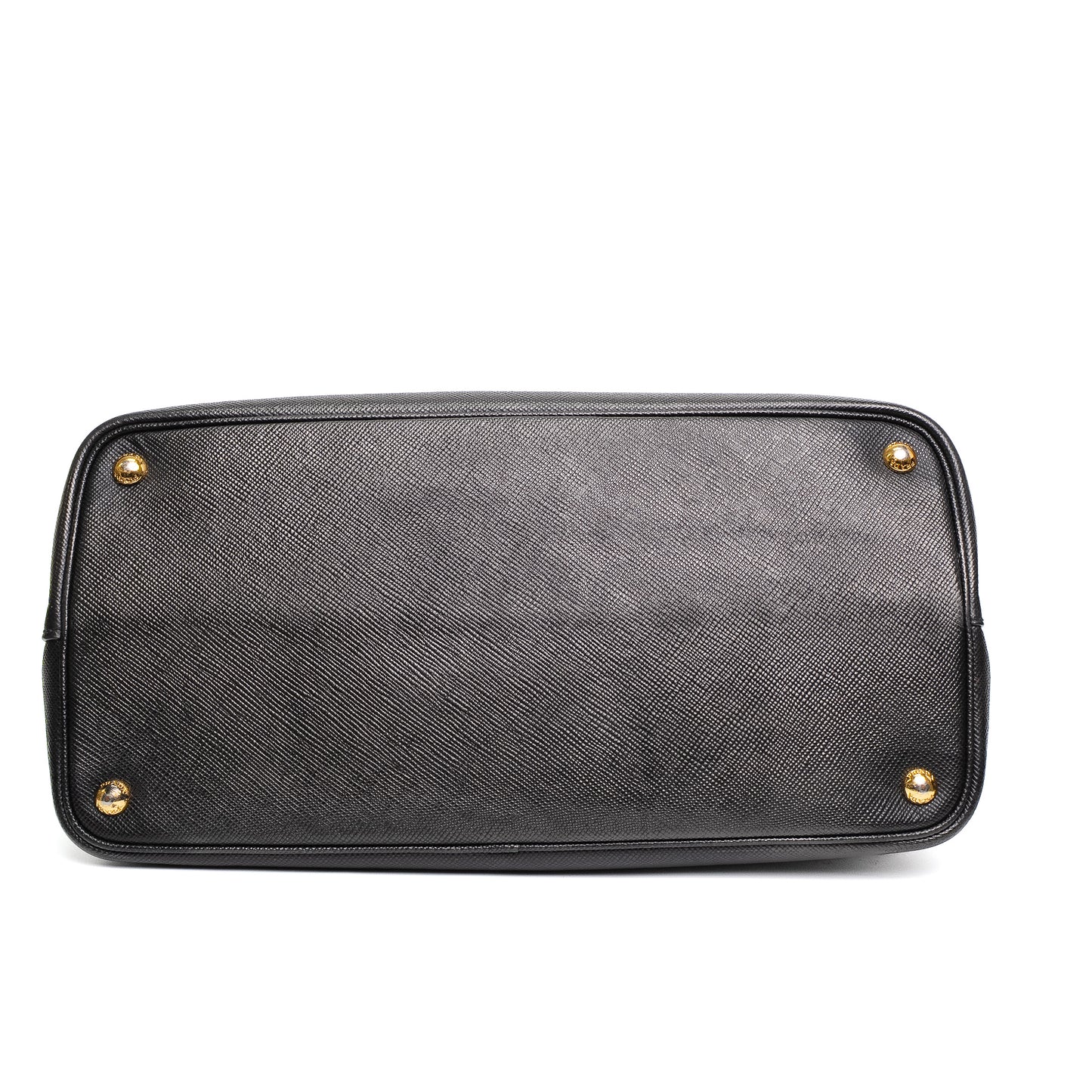 Prada Saffiano Lux Black Leather Tote