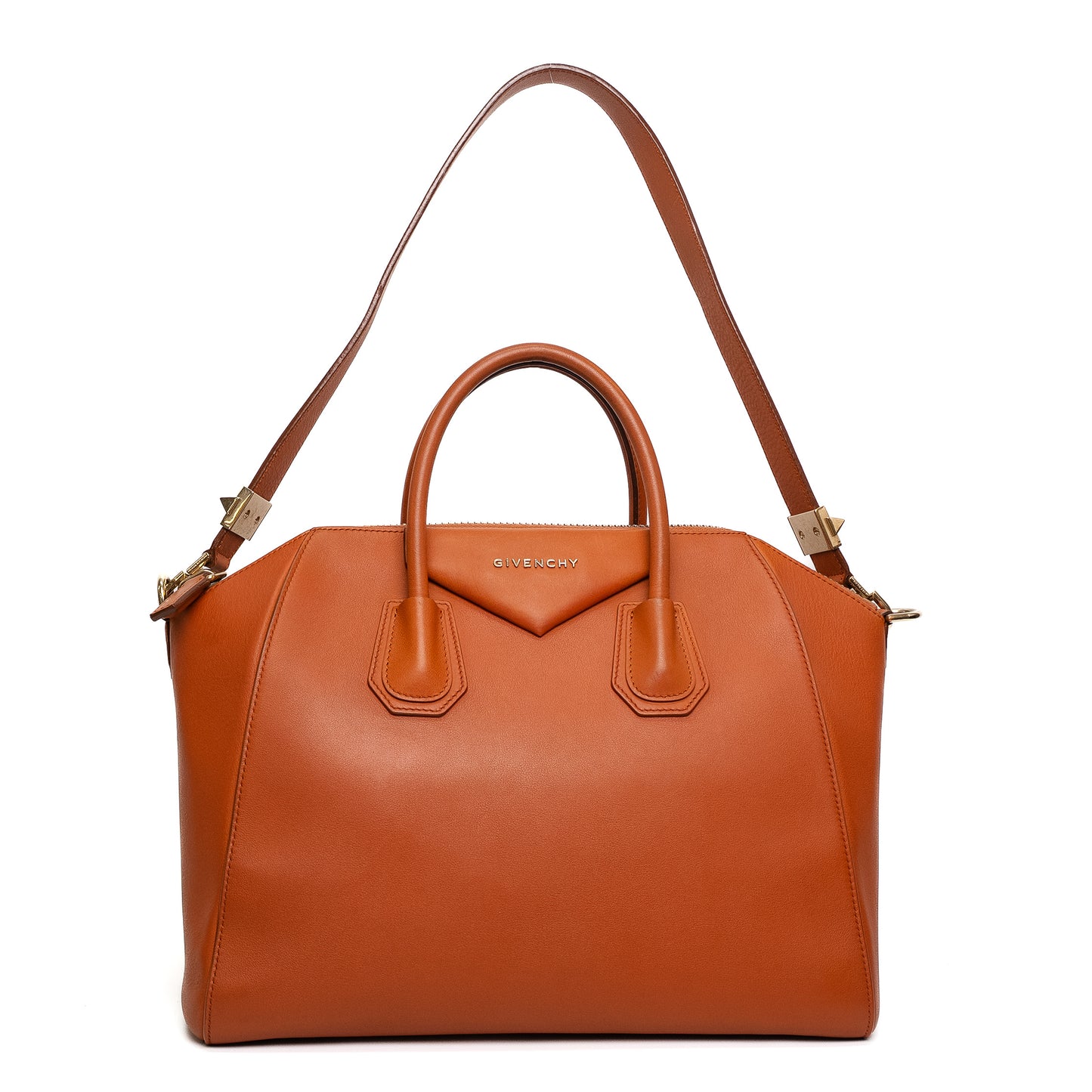 Givenchy Antigona Brown Leather Shoulder Bag
