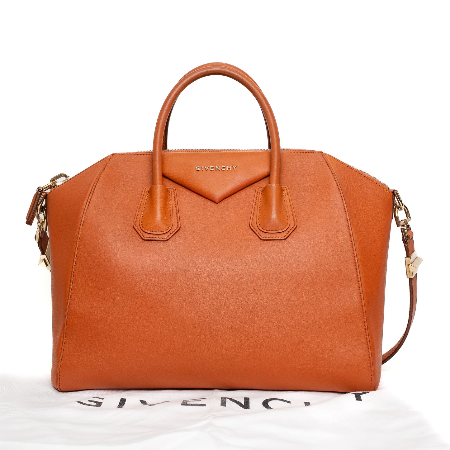 Givenchy Antigona Brown Leather Shoulder Bag