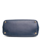 Prada Saffiano Blue Leather Tote Bag