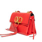 Valentino VRing Red Calfskin Shoulder Bag