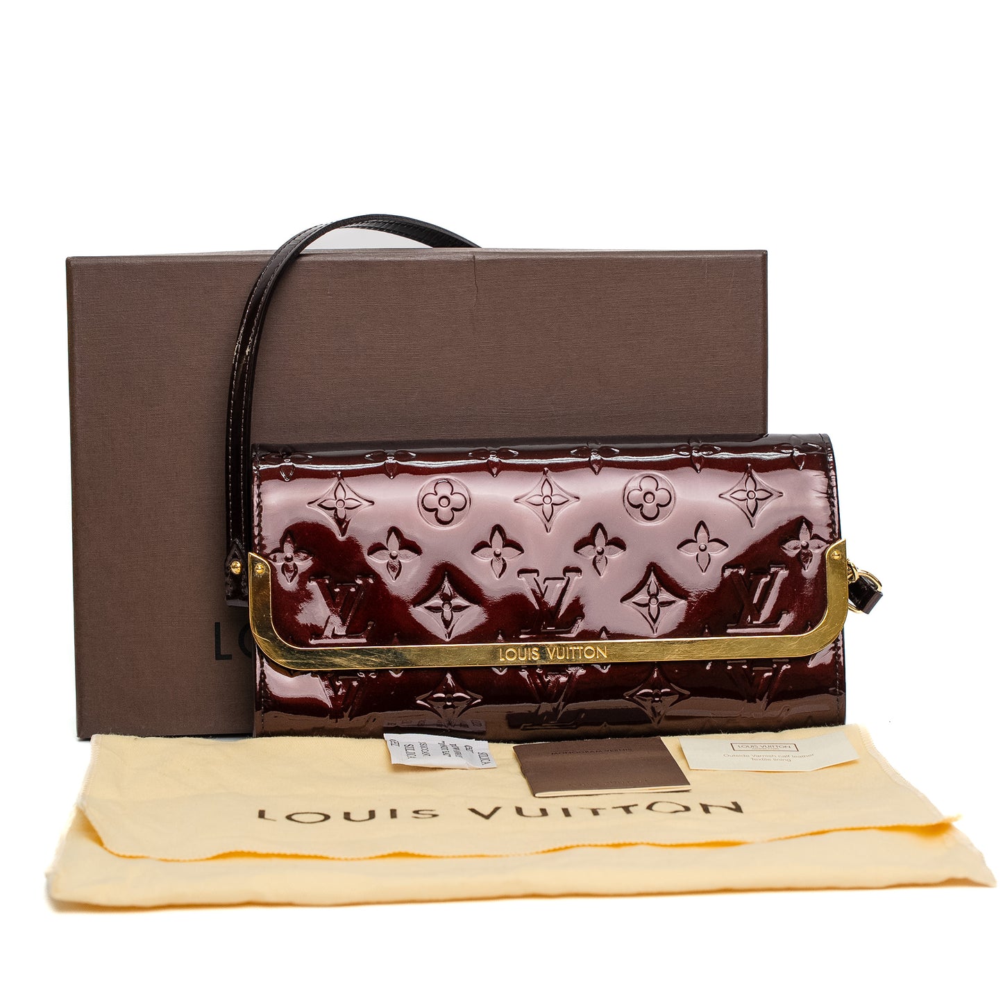 Louis Vuitton Rossmore Amarante Vernis Clutch