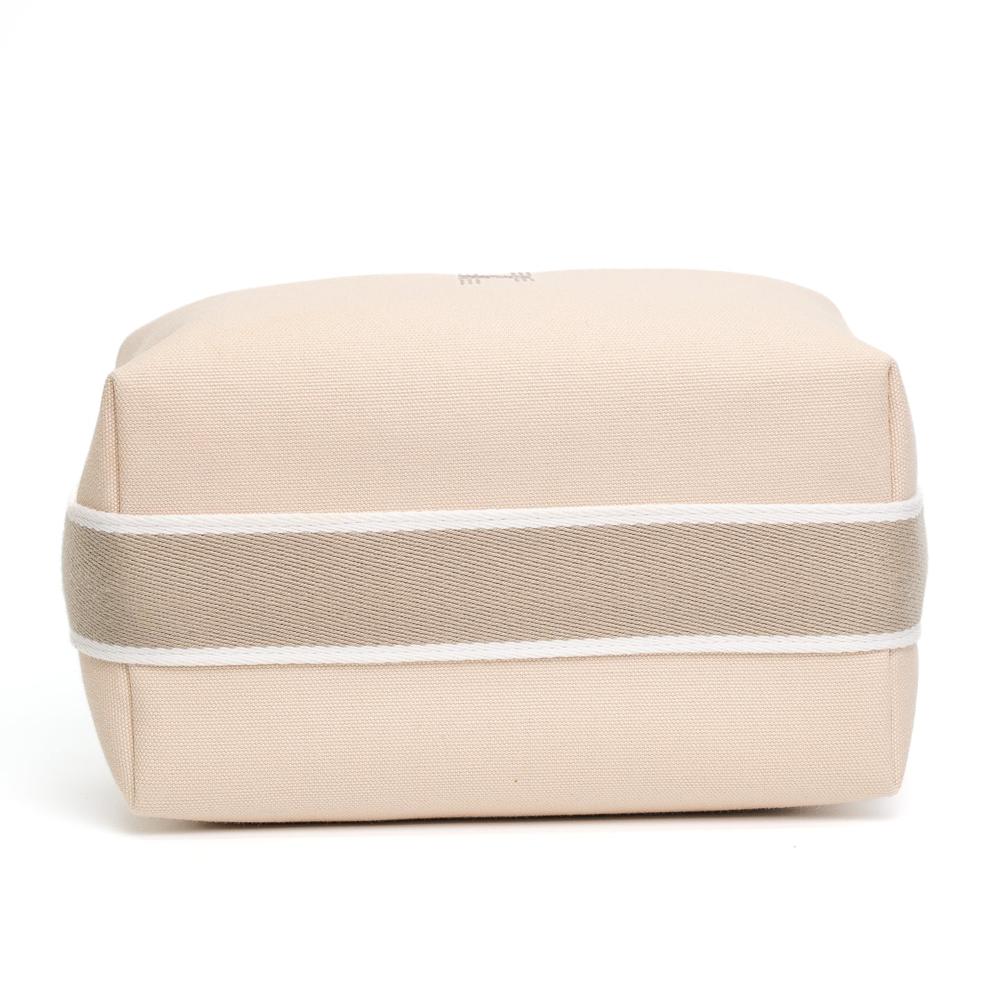 Hermes Cotton Canvas Case Beige Pouch