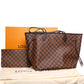 Louis Vuitton Neverfull MM Damier Ebene Tote Bag