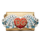 Dolce & Gabbana Gold DG Angel Chain Clutch