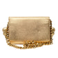 Dolce & Gabbana Gold DG Angel Chain Clutch