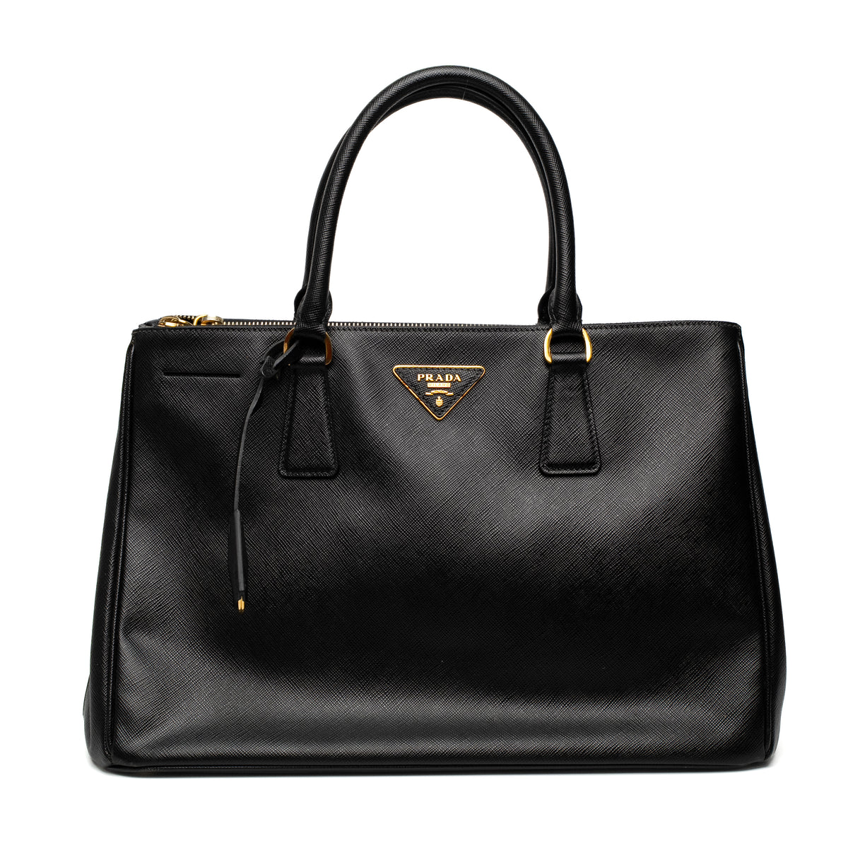 Prada Galleria Large Black Saffiano Leather Bag