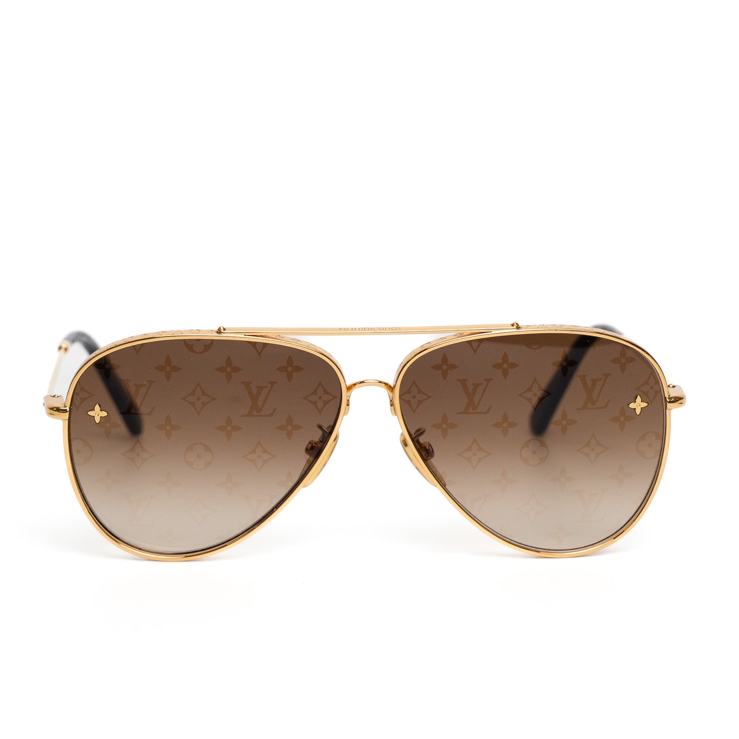 Louis Vuitton LV Pilot Gold Sunglasses