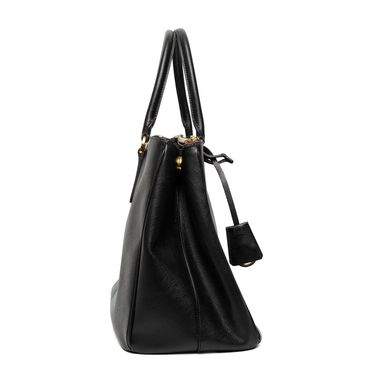 Prada Galleria Large Black Saffiano Leather Bag