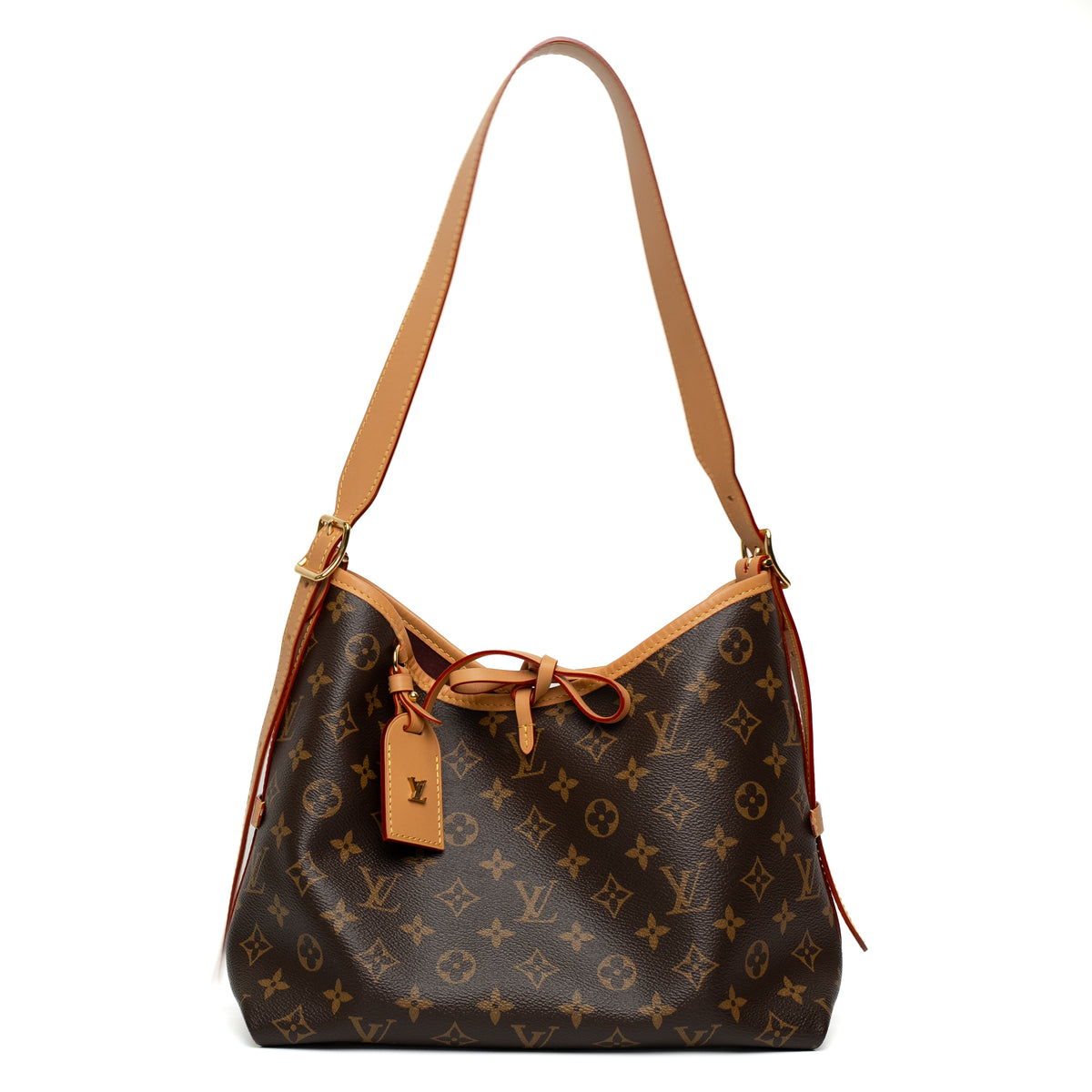 Louis Vuitton CarryAll MM Monogram Shoulder Bag