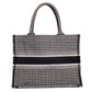 Dior Book Tote Black White Canvas Tote